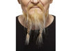 Blonde and White Costume Moustache and Beard Set
