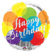 18" Happy Birthday Balloons (5/Pk)