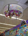 Silver Rainbow Balloon Corral XL, 9 ft Circle