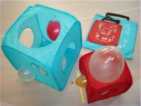 Silver Rainbow Holey Box Original Balloon Sizer