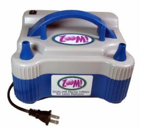 ZOOM! Electric Dual Air Inflator for Latex Balloons
