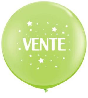 Vente Lime Green Latex Balloon, 36 Inch