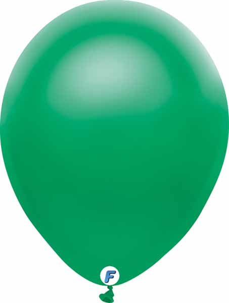 Funsational 12 Inch Pearl Green Latex Balloons, 100 Count