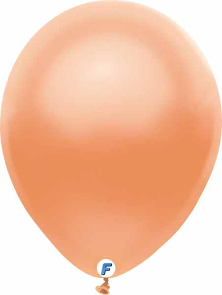 Funsational 12-Inch Pearl Peach Latex Balloons, 50 Count