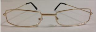 Adult Rectangular Santa Costume Glasses