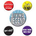Over the Hill Party Buttons, 5 Pack