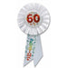 60 & Sensational 60th Birthday Rosette
