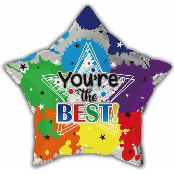 You're the Best Star 18-Inch Foil Balloon