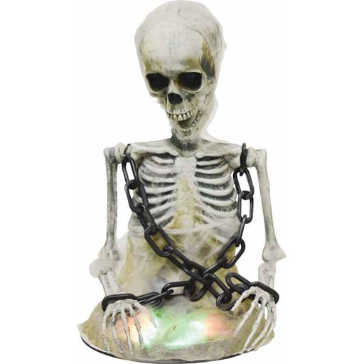 15.7-Inch Tabletop Animated Skeleton Halloween Decoration