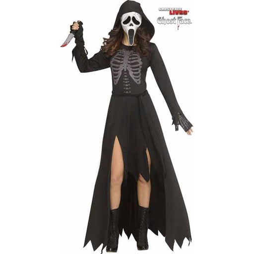 Skele-Stone Ghost Face Adult Costume, Medium 8/10