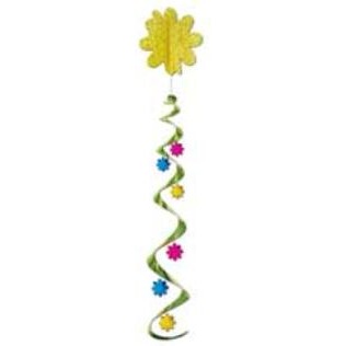 Jumbo Flower Whirl Hanging Decoration, 4 ft