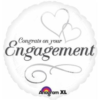 2 HEARTS ENGAGEMENT 18" RND HX S40 PKG