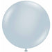 TUFTEX 24-Inch Fog Gray Latex Balloons, 25 Count
