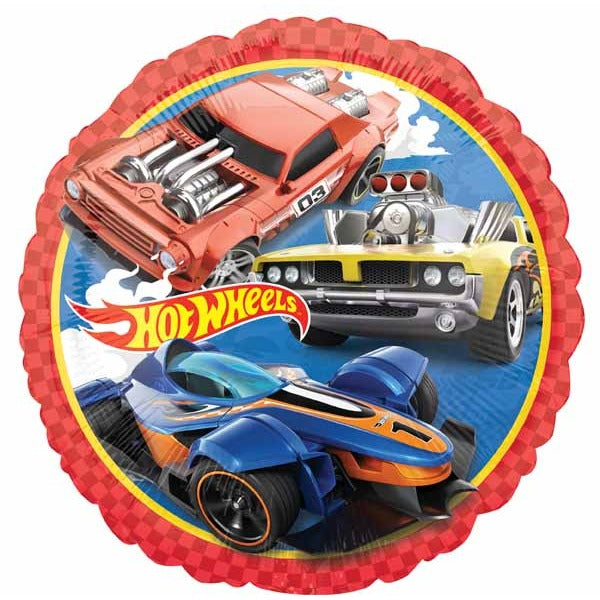 Hot Wheels 18-Inch Round Foil Balloon