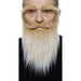 Blonde and White Costume Beard, Moustache and Eyebrow Set