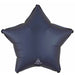 True Navy Satin Star Foil Balloon, 18 Inch
