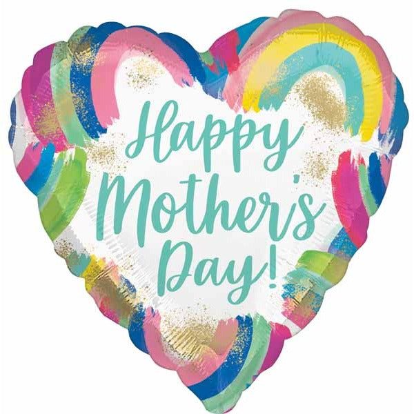 Happy Mother's Day Painted Rainbows Jumbo Foil Balloon