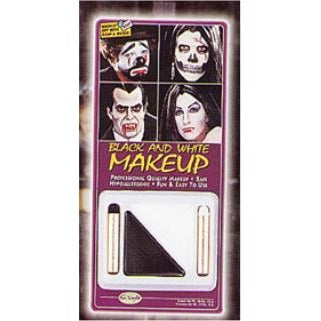 Fun World Black & White Costume Makeup Kit