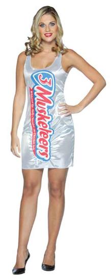 3 MUSKETEERS TANK DRESS ADULT 4-10