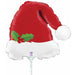 14-Inch Christmas Santa Hat Mini Foil Balloon