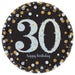 Sparkling Celebration 30th Birthday 7-Inch Plates, 8 Count