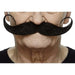 Black Handlebar Costume Moustache, 18 x 5 cm