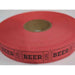 ROLL TICKETS 2000 BEER RED