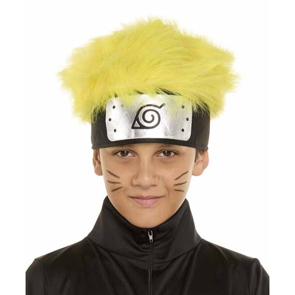 Naruto Hidden Leaf Headband with Hair