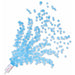 Blue Gender Reveal Confetti Poppers, 8 Pack