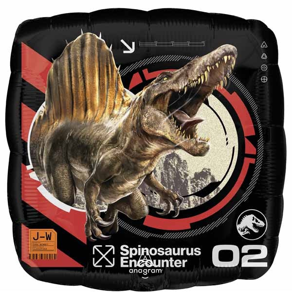 Jurassic World 18" Square Foil Balloon