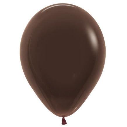 Sempertex 5-Inch Chocolate Brown Latex Balloons, 50 Pack