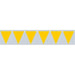 PENNANT BANNER 12' GOLDEN YELLOW 1/PKG