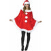 Santa Plush Poncho Costume, One Size