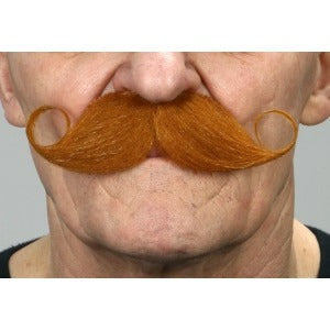 Strawberry Red Costume Moustache, 13 x 4 cm