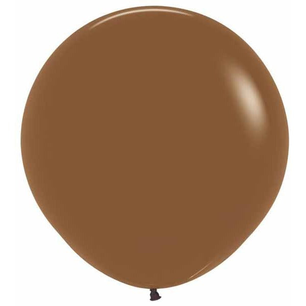 Sempertex Coffee Brown 36-Inch Latex Balloons, 2-Pack