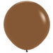 Sempertex Coffee Brown 36-Inch Latex Balloons, 2-Pack
