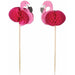 Flamingo Party Picks, 24 Pack