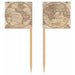 Around the World Double-Sided Party Picks, 50 Count