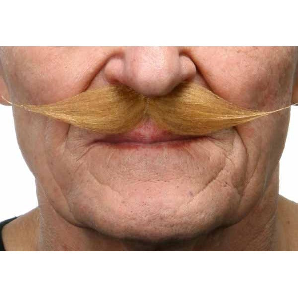 Light Brown Costume Moustache, 14 x 2.5 cm