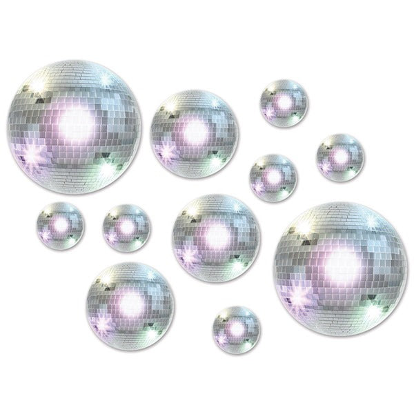 Disco Ball Cutouts, 20 Count