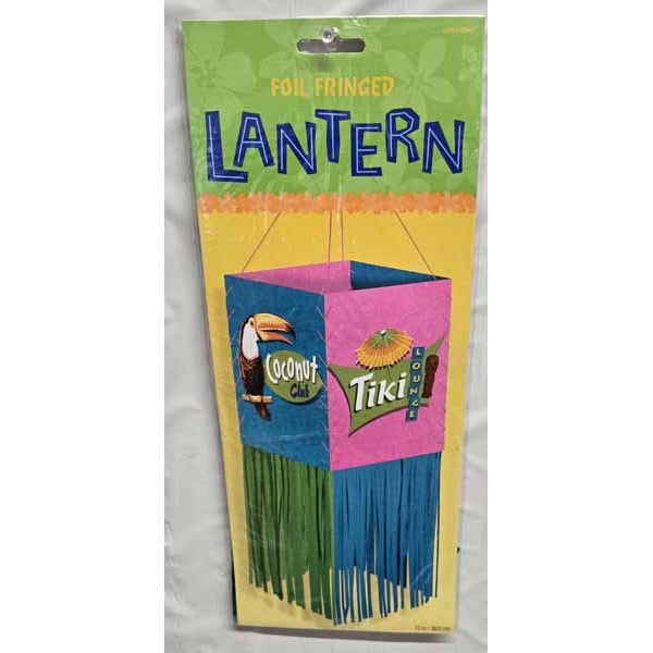 Tiki Lounge Fringe Lantern