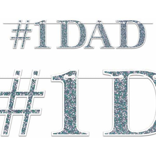 Silver #1 Dad Streamer, 4 ft