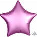 19" Flamingo Pink Satin Luxe Star Foil Balloon