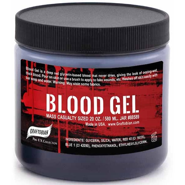 Graftobian Moulage Blood Gel, 11 oz Jar