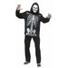 Adult EZ Skeleton Shirt and Mask Costume Set