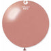 Gemar 31" Metallic Rose Gold Latex Balloon, 1 Count