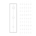 White Dot Stringers, 6 Pack