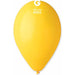 Gemar 12-Inch Yellow #002 Latex Balloons, 50 Count