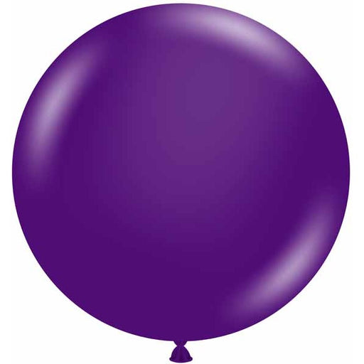 TUFTEX 36-Inch Crystal Purple Latex Balloons, 2-Pack