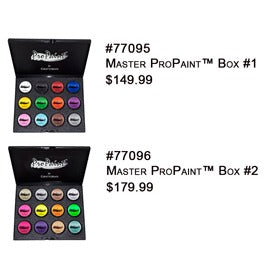 Graftobian ProPaint Master Box #1, 12 Classic Colors